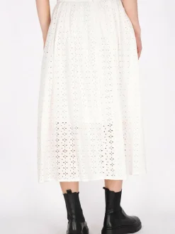 Dreimaster Röcke*Damen Rock weiß uni