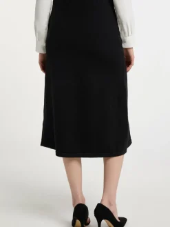 Dreimaster Röcke*Damen Rock schwarz uni