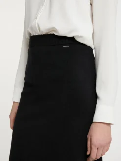 Dreimaster Röcke*Damen Rock schwarz uni