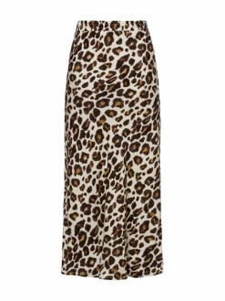 Marie Lund Röcke*Damen Rock beige braun gemustert