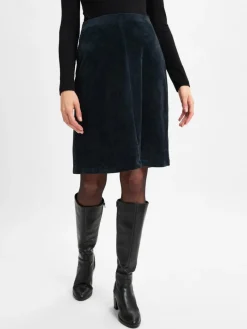 Marie Lund Röcke*Damen Rock marine strukturiert