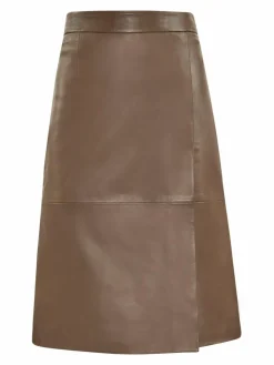 Dreimaster Röcke*Damen Rock taupe uni