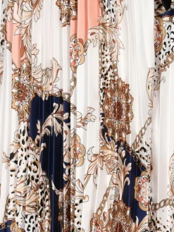 Faina Röcke*Damen Rock blau uni