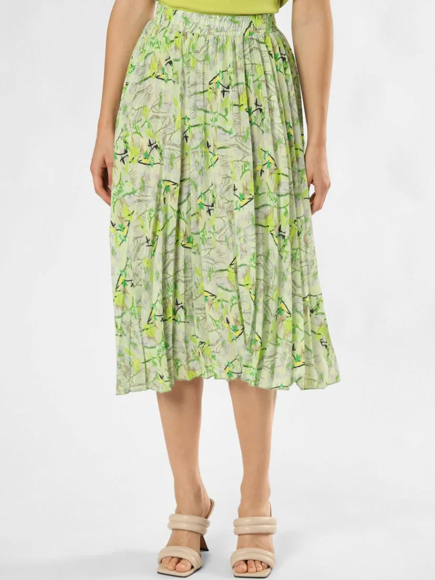 Marie Lund Röcke*Damen Rock limone lind gemustert