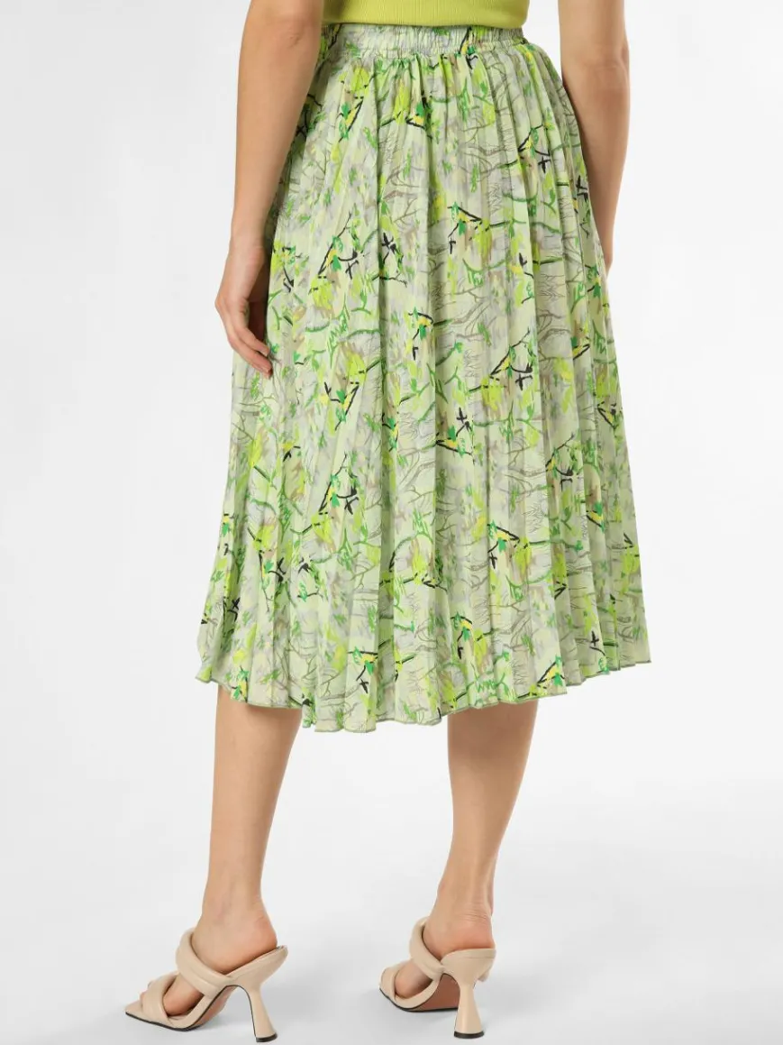Marie Lund Röcke*Damen Rock limone lind gemustert