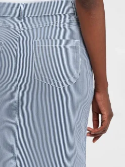 VG Röcke*Damen Rock marine weiß gestreift