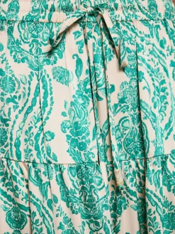 IZIA Röcke*Damen Rock grün gemustert