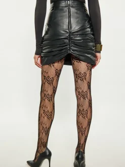 Faina Röcke*Damen Rock schwarz uni