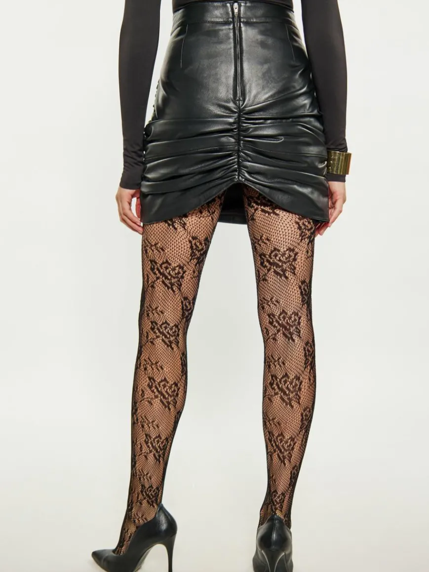 Faina Röcke*Damen Rock schwarz uni