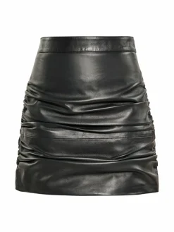 Faina Röcke*Damen Rock schwarz uni