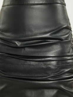 Faina Röcke*Damen Rock schwarz uni