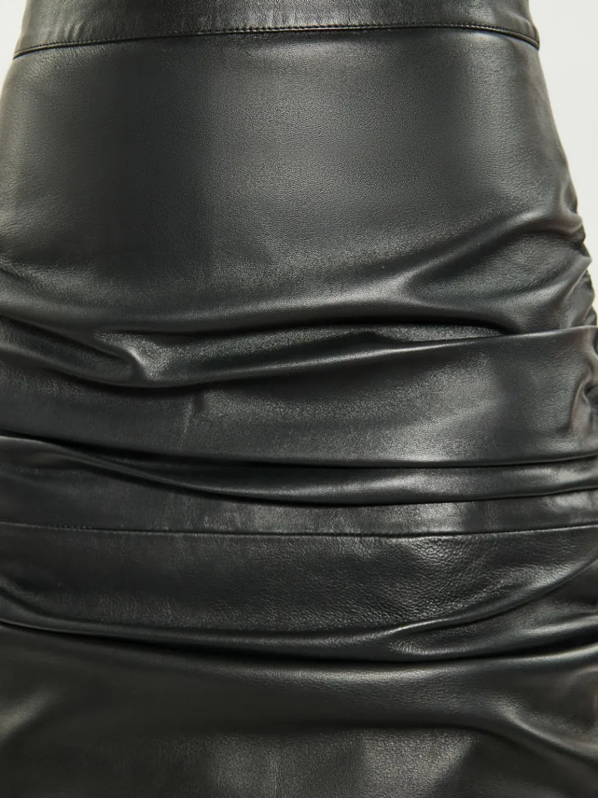 Faina Röcke*Damen Rock schwarz uni