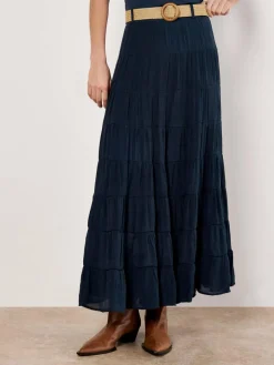 Apricot Röcke*Damen Rock marine uni