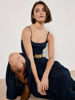 Apricot Röcke*Damen Rock marine uni