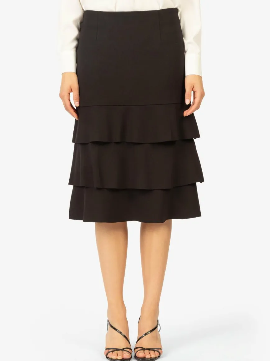 Kraimod Röcke*Damen Rock schwarz uni