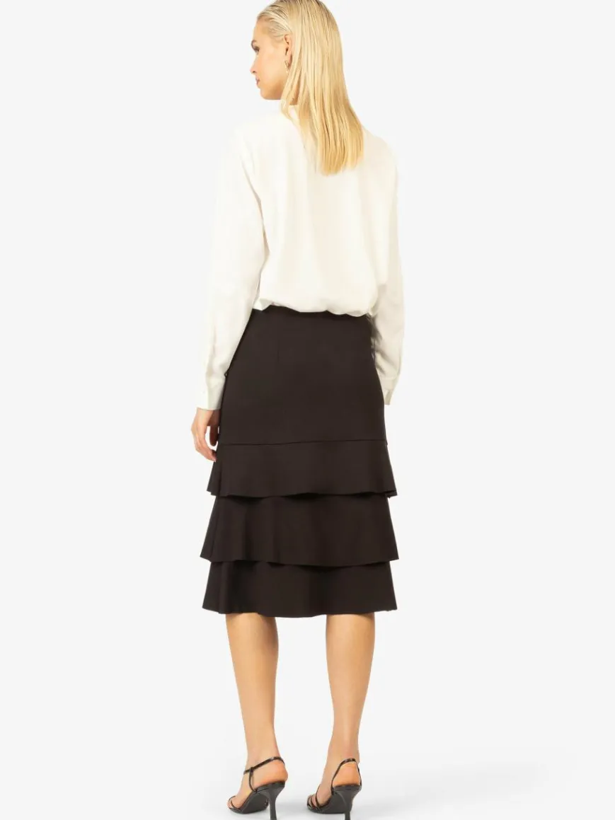 Kraimod Röcke*Damen Rock schwarz uni