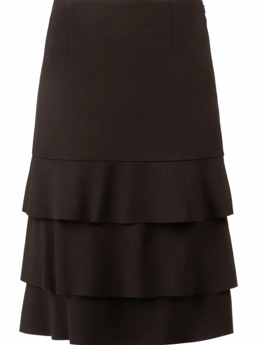 Kraimod Röcke*Damen Rock schwarz uni