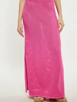 IZIA Röcke*Damen Rock pink gestreift