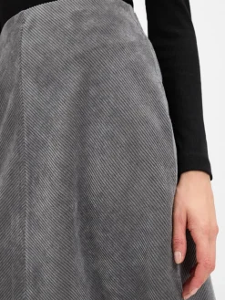 Marie Lund Röcke*Damen Rock grau strukturiert