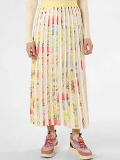 Marc Cain Collections Röcke*Damen Rock weiß limone gemustert