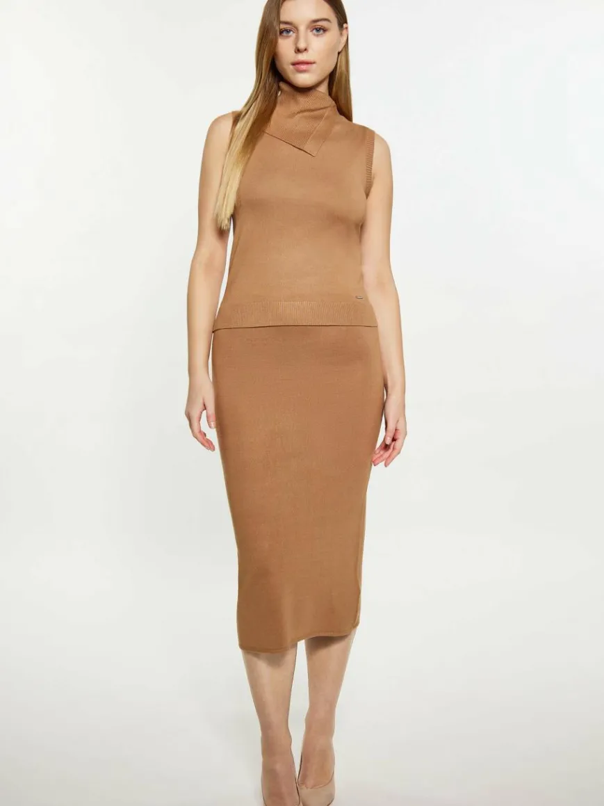 Dreimaster Röcke*Damen Rock camel uni