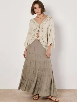 Apricot Röcke*Damen Rock beige uni