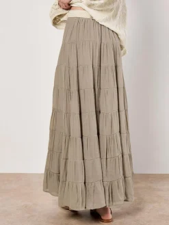 Apricot Röcke*Damen Rock beige uni