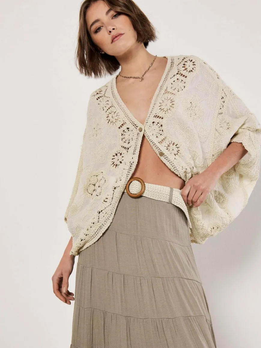 Apricot Röcke*Damen Rock beige uni