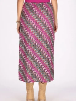 IZIA Röcke*Damen Rock pink gestreift