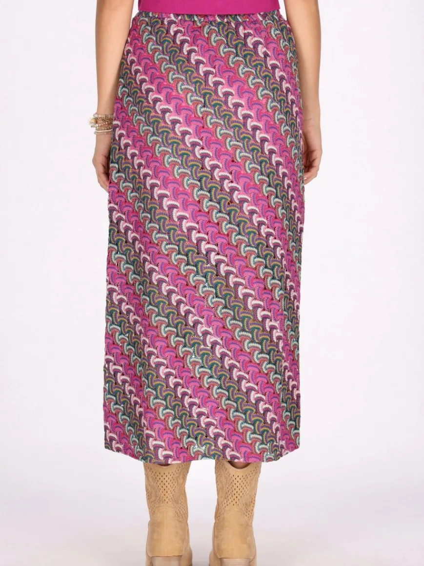 IZIA Röcke*Damen Rock pink gestreift