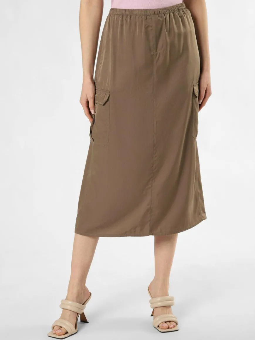 Marie Lund Röcke*Damen Rock taupe uni