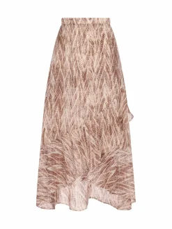 Faina Röcke*Damen Rock braun gemustert