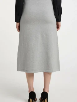 Dreimaster Röcke*Damen Rock grau uni