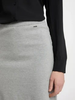 Dreimaster Röcke*Damen Rock grau uni