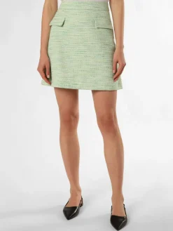 Marie Lund Röcke*Damen Rock grün ecru meliert