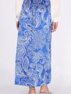 Dreimaster Röcke*Damen Rock flieder gemustert