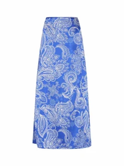 Dreimaster Röcke*Damen Rock flieder gemustert