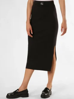 Calvin Klein Jeans Röcke*Damen Rock schwarz uni