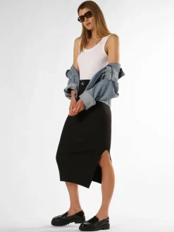 Calvin Klein Jeans Röcke*Damen Rock schwarz uni