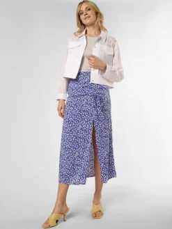 Aygill's Röcke*Damen Rock blau weiß gemustert