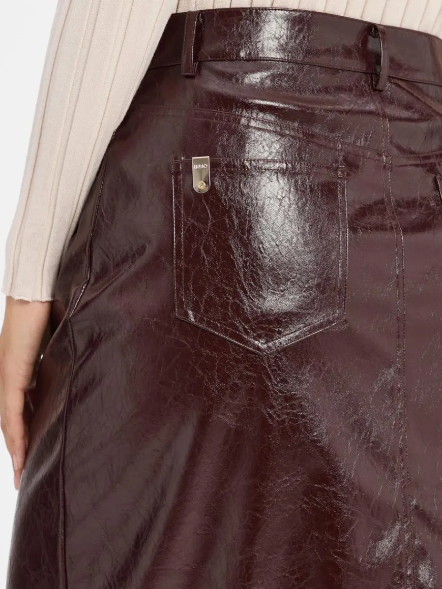 Liu Jo Collection Röcke*Damen Rock bordeaux uni