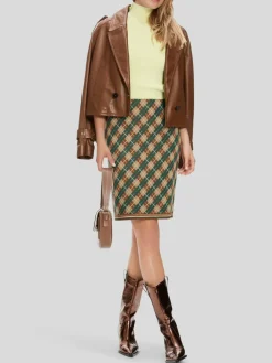 Marc Cain Röcke*Damen Rock braun gemustert