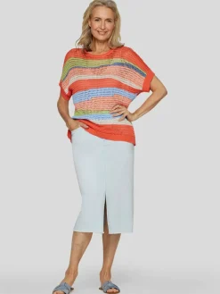 RABE Röcke*Damen Rock blau uni