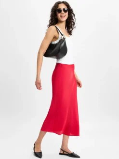 BOSS Orange Röcke*Damen Rock - C_Visos rot uni