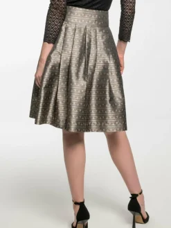 Spieth & Wenksy Röcke*Damen Rock - Ebby taupe bedruckt