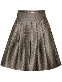 Spieth & Wenksy Röcke*Damen Rock - Ebby taupe bedruckt