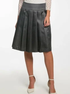 Spieth & Wenksy Röcke*Damen Rock - Edelrose grau kariert