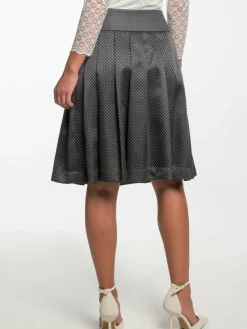 Spieth & Wenksy Röcke*Damen Rock - Edelrose grau kariert