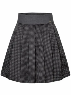 Spieth & Wenksy Röcke*Damen Rock - Edelrose grau kariert