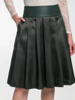 Spieth & Wenksy Röcke*Damen Rock - Edelrose grün kariert